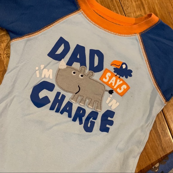 Carter’s 3 Piece Boys Summer Rhino Pyjamas Set - Picture 2 of 5